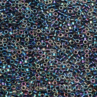 Бисер DB-86 Miyuki Delica Beads 11/0 (блестящий радужный, коричневый)